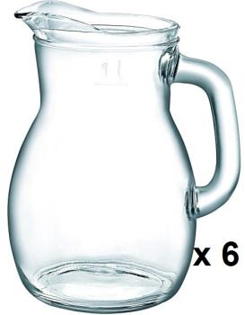 Glas Krug Bistrot geeicht 0,5L - 12 Stück
