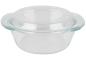 Preview: Emilja® Glas Auflaufform mit Deckel 1,5L