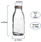 Preview: Milchflasche / Glasflasche  Ecology - 1L  - 2er Set