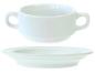 Preview: Suppentassen stapelbar aus Porzellan - 12tlg. Set