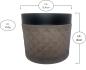 Preview: Windaschenbecher Sturmaschenbecher Glas taupe