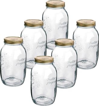 Quattro Stagioni Einmachglas 700ml - 6 Stück