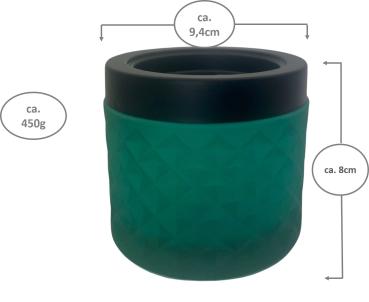 Preview: Windaschenbecher Sturmaschenbecher Glas grün