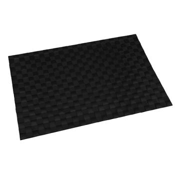 Tischset abwaschbar  45,5cm x 30cm schwarz - 1 Stück