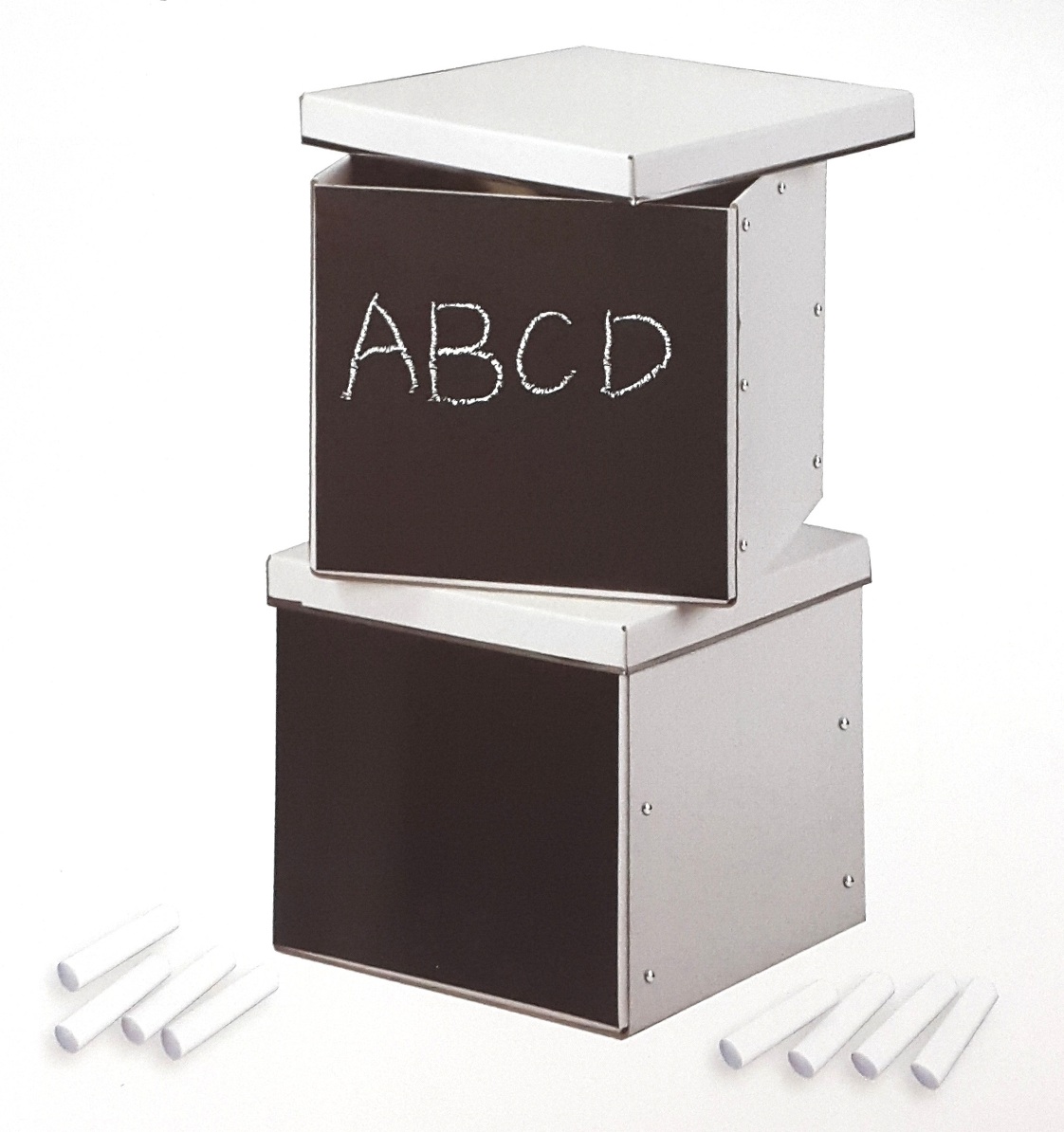 Haushaltswaren-Depot.de - Aufbewahrungskarton, Stapelbox, Aufbewahrungsbox,