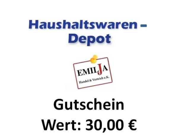 Gutschein über € 30,00