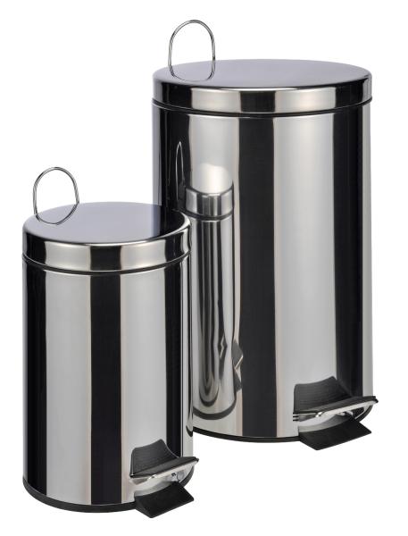 Treteimer aus Edelstahl  3L / 12L - 2tlg. Set