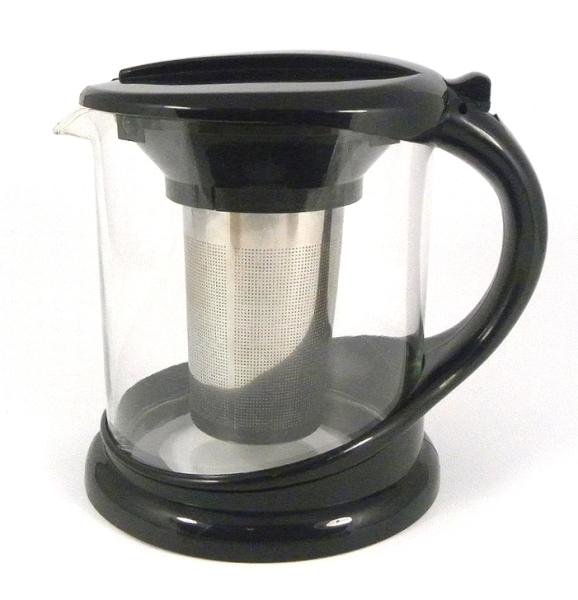 Teekanne  New Bistro 1,0L mit Teesieb - schwarz