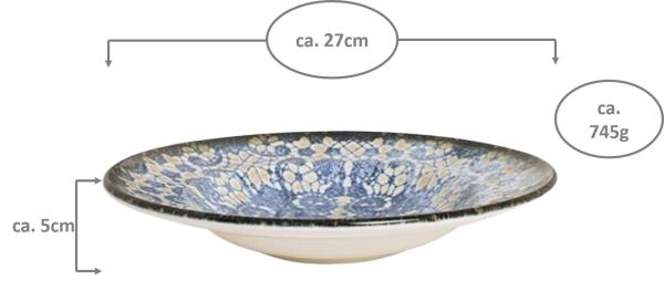 Pastateller 27cm Valencia - 1 Stück  Porzellan