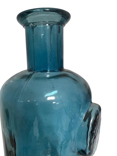 Glasvase Adele blau - 33,5cm