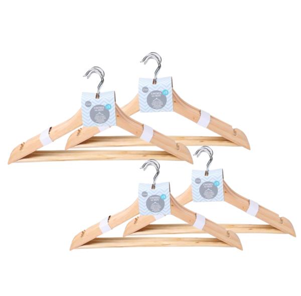 Kleiderbügel aus Holz 44,5cm - 15 Stück