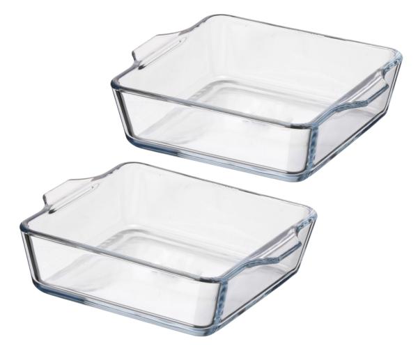 Mini Auflaufform 15cm x 13cm - 2er Set