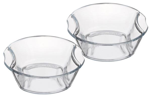 Mini Auflaufform 15cm x 13cm - 2er Set