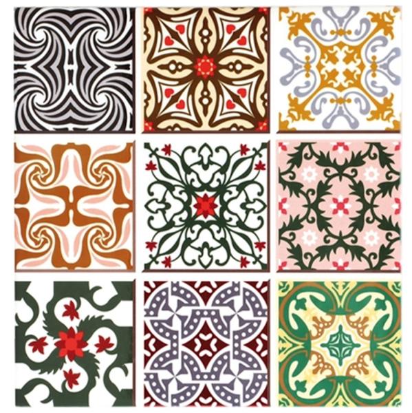 Topfuntersetzer Keramik / Kork 17x24cm - Mosaique 8