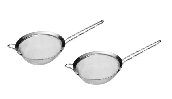 Edelstahl Teesieb Küchensieb feinmaschig  Ø 8,5cm - 2 Stück