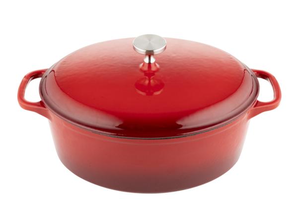 Hierro Schmortopf / Bräter oval 29cm Gusseisen