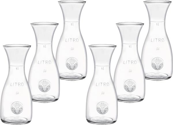 Misura Karaffe 1,0L geeicht - 6 Stück