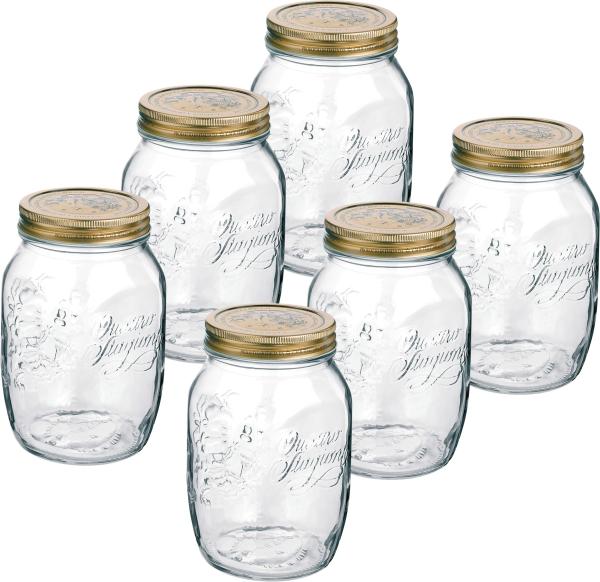Quattro Stagioni Einmachglas 700ml - 6 Stück