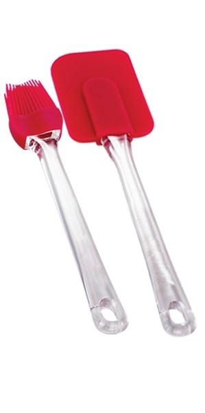 Silikon Set Backpinsel & Spachtel Rio - 2tlg.